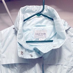 Cole Haan Packable Hooded Rain Jacket